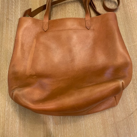 Madewell  Small Brown   Zip  TopTransport Tote - Picture 11 of 16